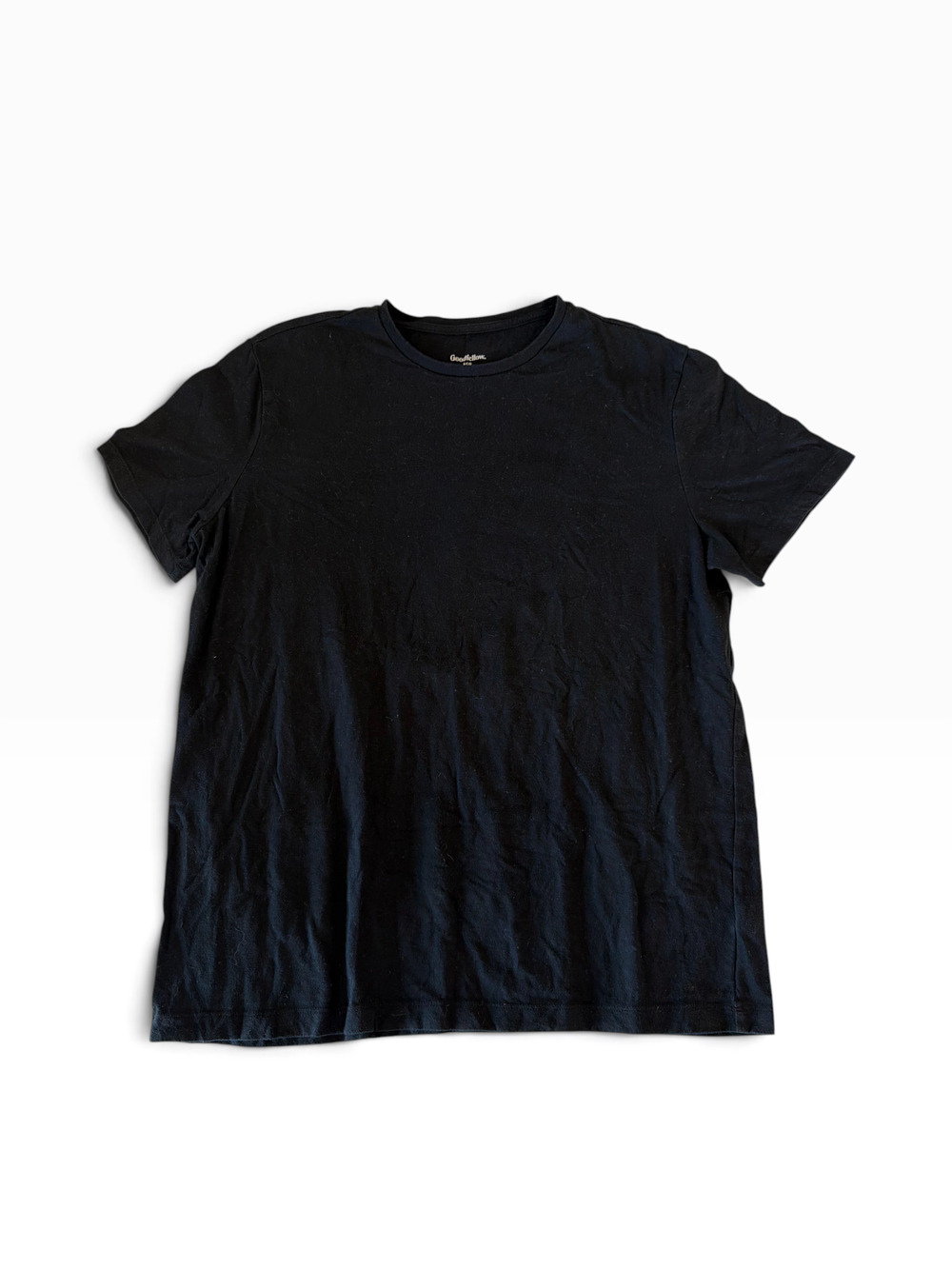 Goodfellow & Co Men's Black Tee | Size L | Classic Fit | Pre-Owned Condition